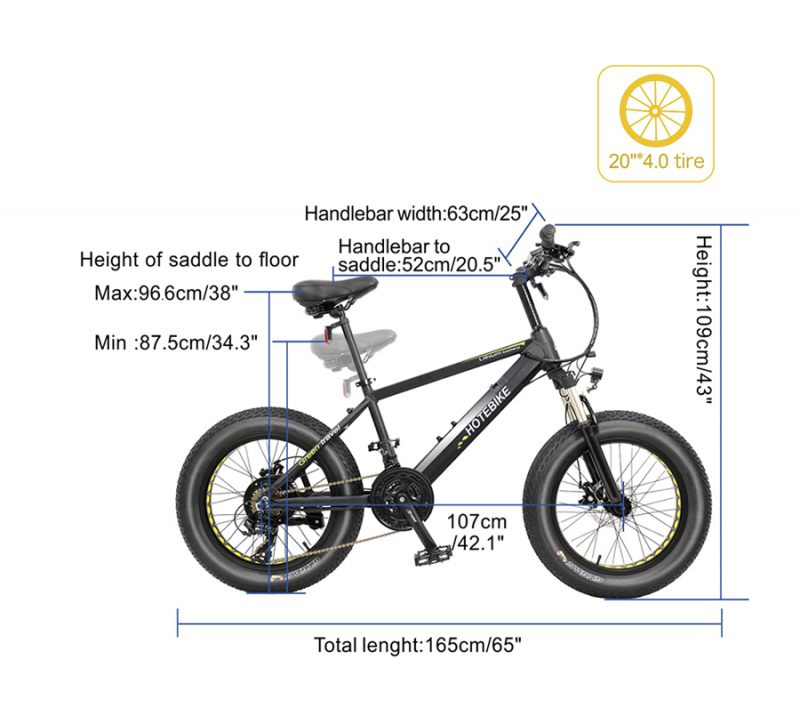 wassen herfst fluiten Elektrische Mini Bike Beach Fat Tire Elektrische fiets 20 inch 36V 350W |  hotebike