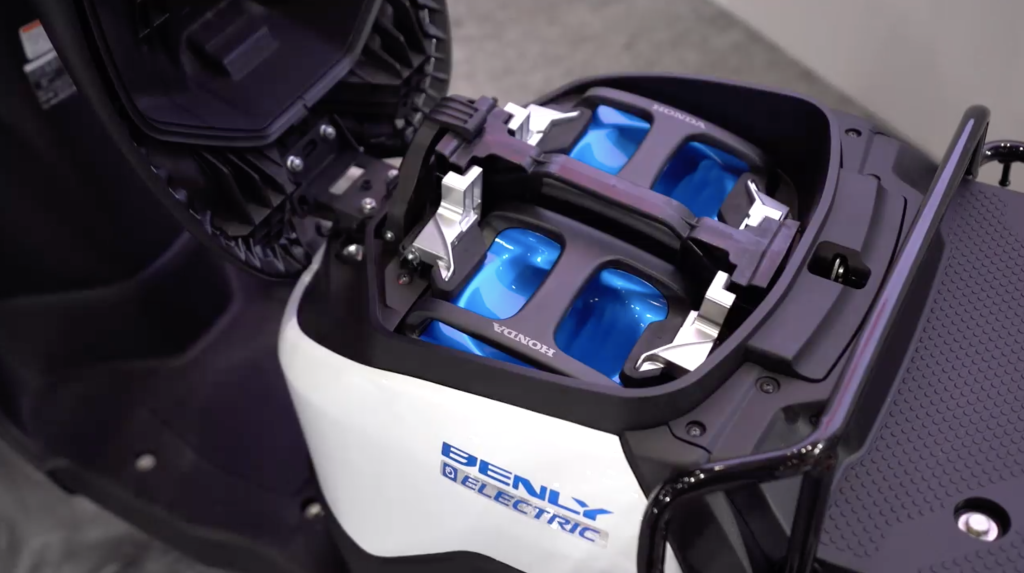 Honda Yamaha Kawasaki and Suzuki test shared swappable electric motorcycle batteries