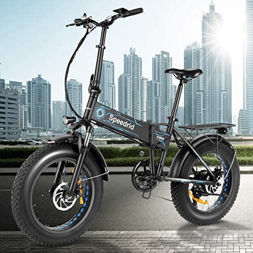 Speedrid Folding Ebike Fat Tire Electric Bike 20″ 4.0, 500W Powerful Motor, 36V 12.5Ah Removable Battery and Professional 6 Speed - blog - 2