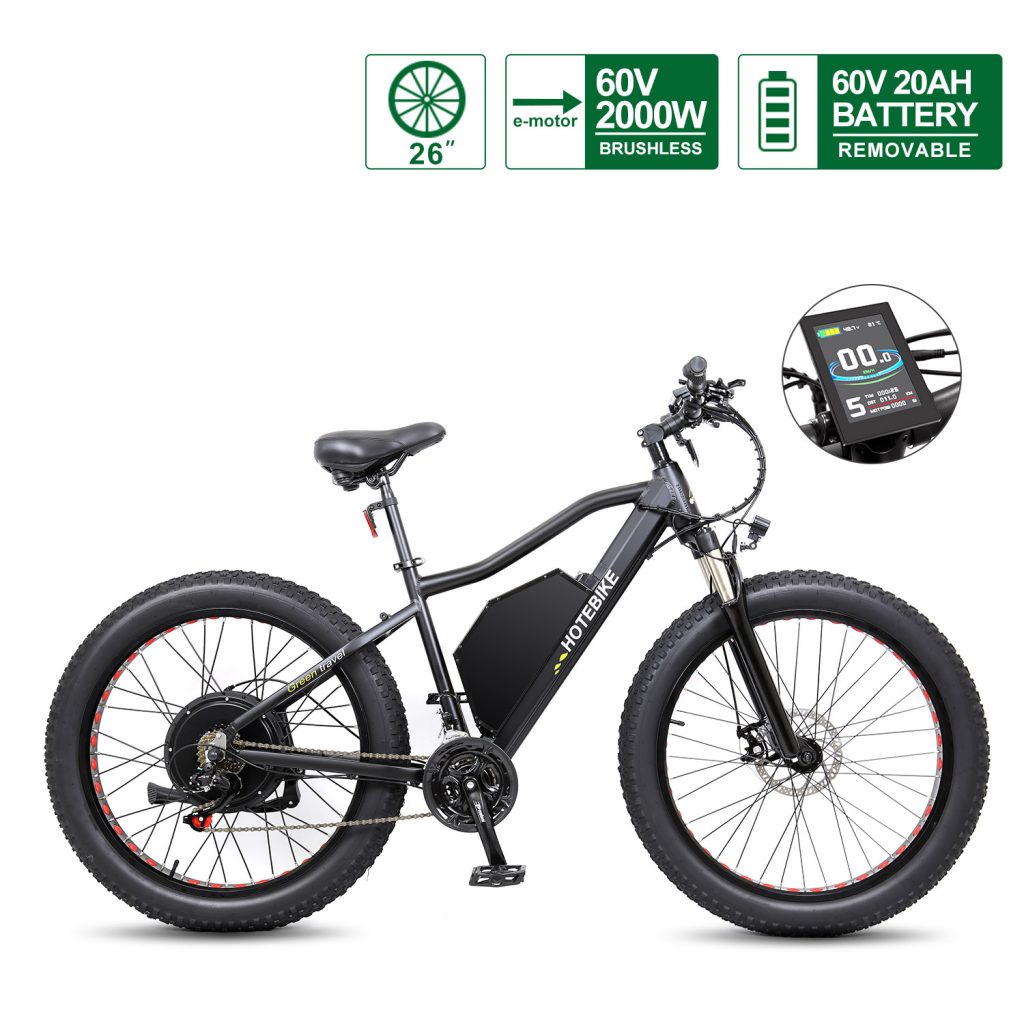 2000W Electric Bike for Sale A7AT26 More Than 100KM Longer Range Electric Bike 55 KM/H Fastest Electric Bike