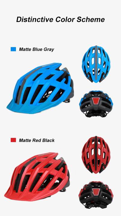 Smart Bicycle Helmet with Tail Light Riding Equipment - Cycling Helmet - 12