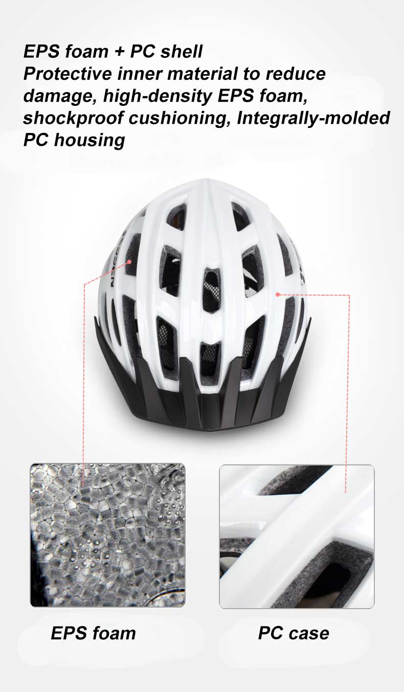 Adult Bike Lightweight Helmet for Adults Unisex Breathable Cycling Helmet - Cycling Helmet - 3
