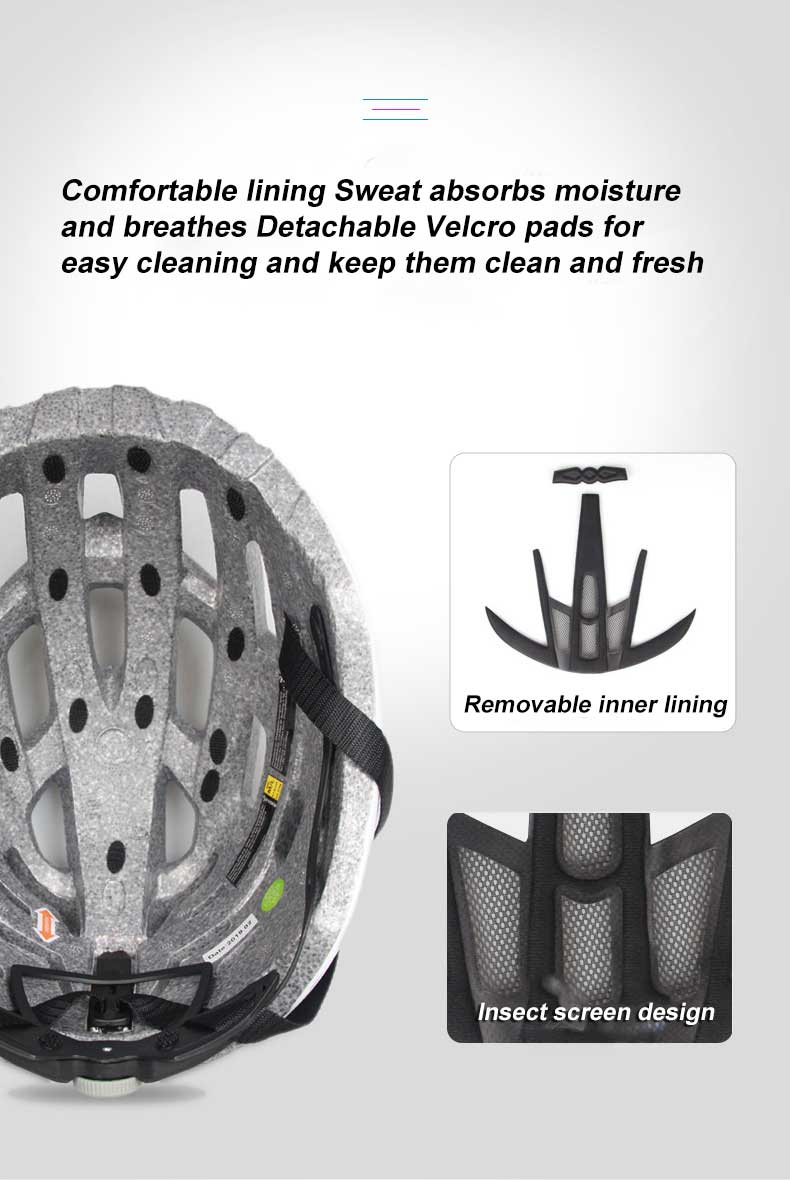 Adult Bike Lightweight Helmet for Adults Unisex Breathable Cycling Helmet - Cycling Helmet - 6