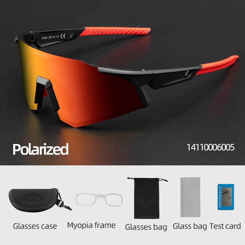 Sports Sunglasses Polarized Adjustable Nose Support Eyewear Goggle