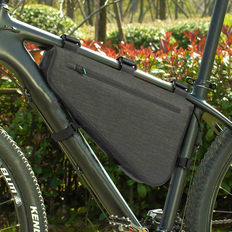 Bolsa para bicicleta Bolsa impermeable con marco triangular de