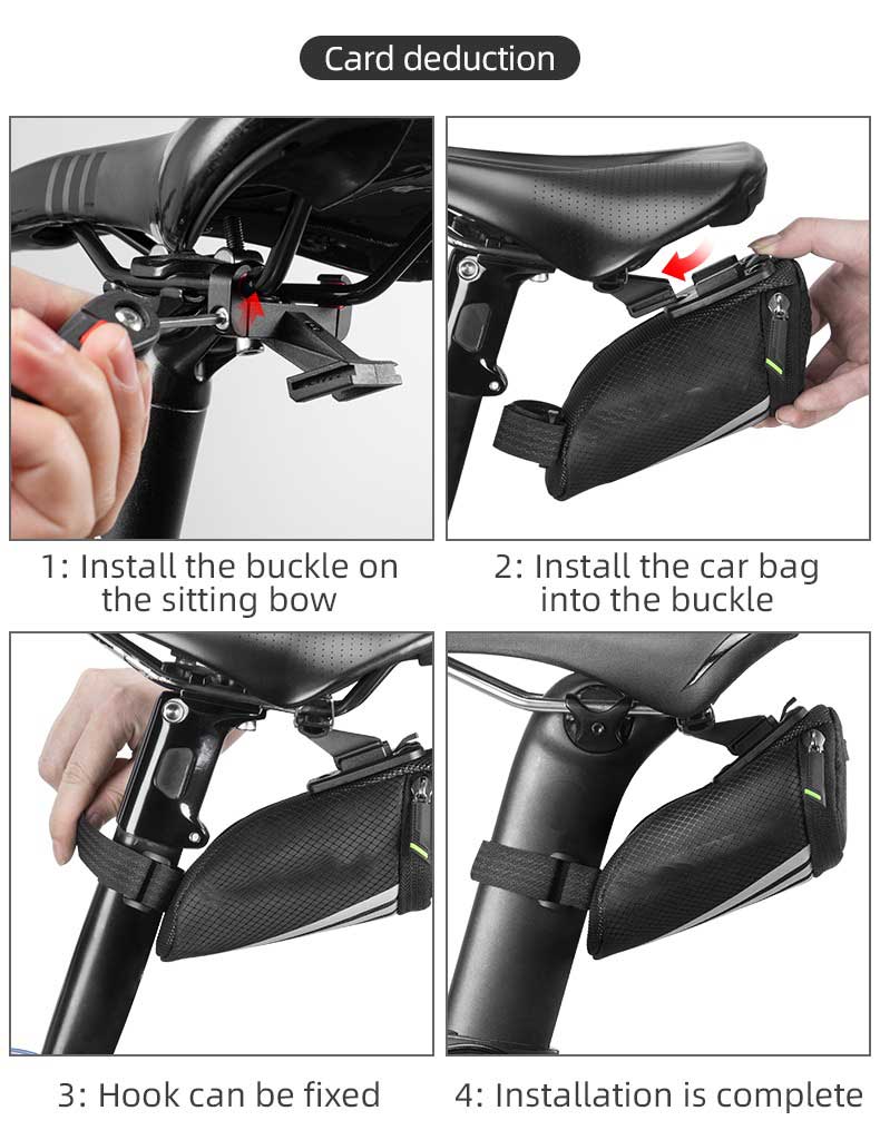 Bicycle Saddle Bag Under Seat Bike Accessories - Bicycle Bag - 4