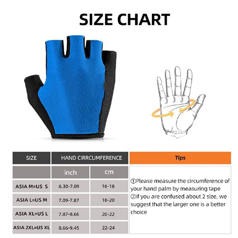 Half Finger Men's Cycling Gloves Breathable Summer MTB Mountain Outdoor Fitness Gloves - Glove - 5