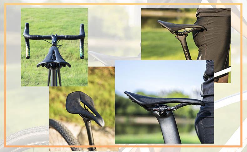 Lightweight  Bike Seat Covers Carbon Fiber Comfortable Road Bike Seat - Cushion and Cushion Cover - 3