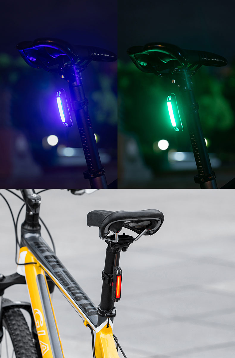 Mountain bicycle tail light USB charging warning light night riding taillight - Bicycle Lights - 1