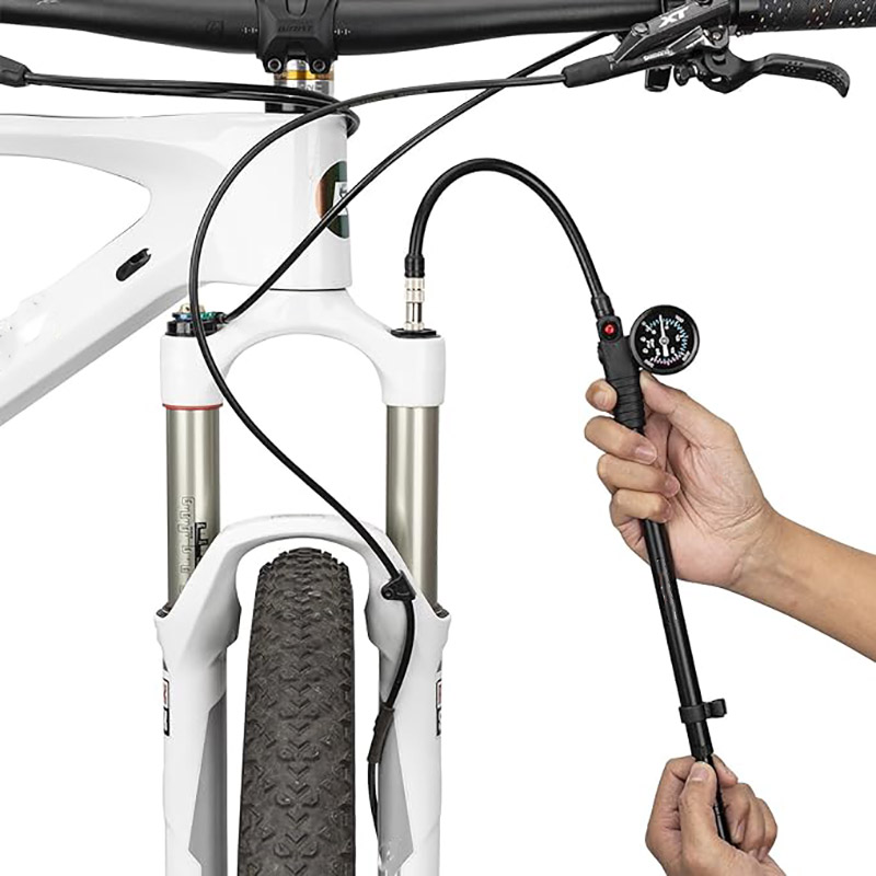 Pompa per bici wireless ad alta pressione portatile automatica automatica  intelligente portatile di piccole dimensioni con manometro