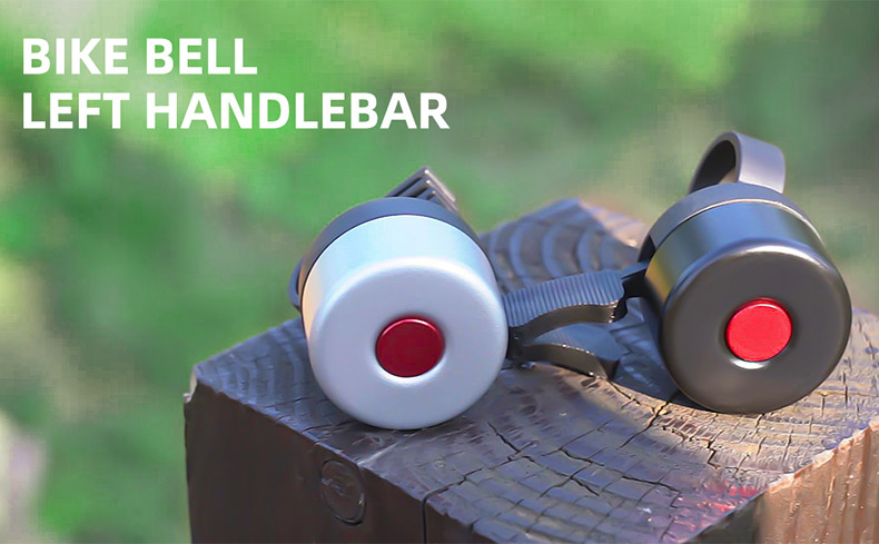 Biker Bell for Left Handlebar Loud Sound Copper Alloy Classic Bike Bell - Bike Bell & Horn - 1