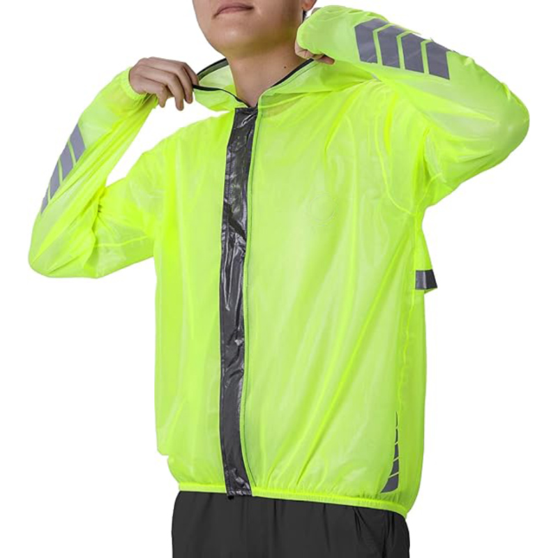 Breathable Cycling Rain Jacket 100% Waterproof Cycling Jacket