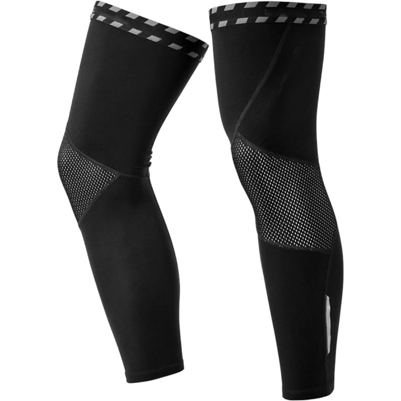 Breathable Cycling Leg Warmers Thermal Long Leg Sleeves