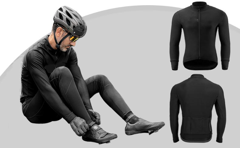 Winter Cycling Jacket for Men Windproof Thermal Fleece Jackets - Clothes - 1