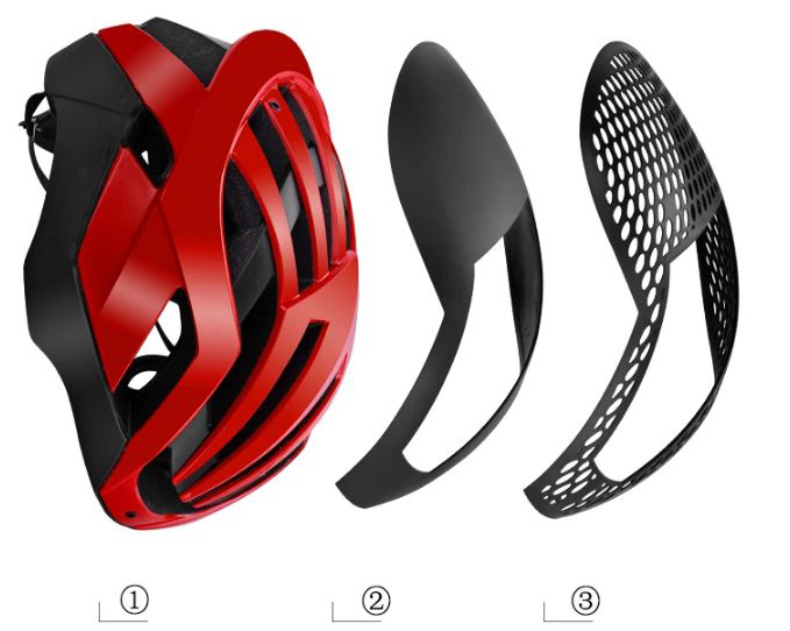 Bike Helmet 3 in 1 Integrally Molded Pneumatic Cycling Helmets - Cycling Helmet - 10