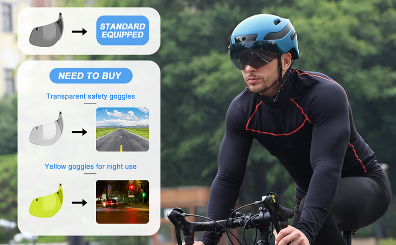 Smart Helmets with 1080P 60 fps Sports Camera Dual Antenna Bluetooth - Cycling Helmet - 2